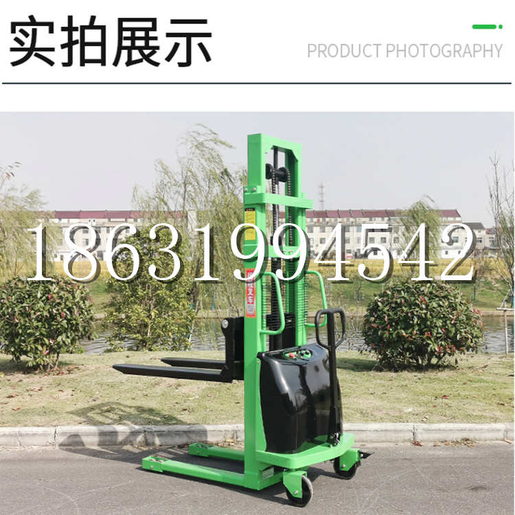 朔城区电动叉车堆高车液压铲车电瓶1吨2吨站驾步行式小型全自动叉车